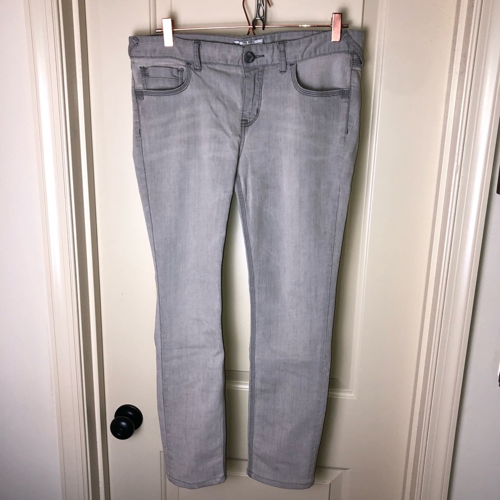 FREE PEOPLE UO Light grey skinny ankle jeans Sz 31 - Picture 2 of 9